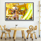 Hot Game Fortnite DJ Marshmello Poster Canvas Print Painting Wall Art