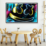 Hot Game Fortnite DJ Marshmello Poster Canvas Print Painting Wall Art