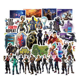 100pcs/lot Game Fortnite PVC Waterproof Decal Sticker