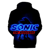 Hot Cartoon Sonic the Hedgehog Adventure Jumper Casual Sports Hoodies for Kids Youth Adult