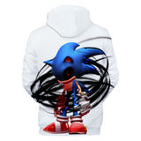 2020 New Comedy Cartoon Sonic the Hedgehog Cosplay Jumper Casual Sports Hoodies for Kids Youth Adult