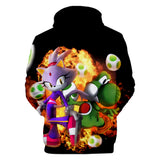 2020 Hot Cartoon Sonic the Hedgehog Black Jumper Casual Sports Hoodies for Kids Youth Adult