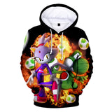 2020 Hot Cartoon Sonic the Hedgehog Black Jumper Casual Sports Hoodies for Kids Youth Adult