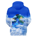 2020 Hot Cartoon Sonic the Hedgehog Blue Sky Jumper Casual Sports Hoodies for Kids Youth Adult