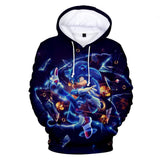 Hot Cartoon Sonic the Hedgehog Black Jumper Casual Sports Hoodies for Kids Youth Adult