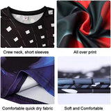 3D Graphic Prints Flag Tiger Design Men's T-Shirt Short Sleeve Tops