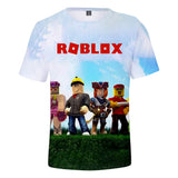 Roblox T-Shirts 3D Printed Casual Sports Summer Tee for Adult Kids