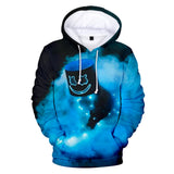 Fortnite DJ Marshmello Hoodie 3D Print Drawstring Sweatshirt Pullover Cosplay Youth Jumper
