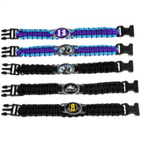 3pcs Game Fortnite Braided Bracelet Alloy Logo Punk Men Women Jewelry