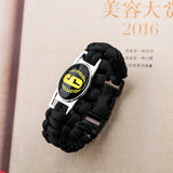 3pcs Game Fortnite Braided Bracelet Alloy Logo Punk Men Women Jewelry