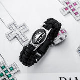 3pcs Game Fortnite Braided Bracelet Alloy Logo Punk Men Women Jewelry