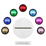 3D Illusion Night Light 7-Color Changing Omega Raven Lamp