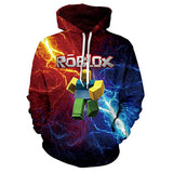 Roblox Hoodie 3D All Print Pullover Sweatshirt Unisex