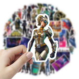 50pcs/lot Game Fortnite Stickers PVC Waterproof Decal Sticker