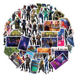 50pcs/lot Game Fortnite Stickers PVC Waterproof Decal Sticker