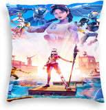 5pcs Fortnite Game Cushion Cover Plush Pillowcase