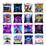 5pcs Fortnite Game Cushion Cover Plush Pillowcase