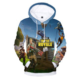 Fortnite 3D Print Cosplay Long Sleeve Jumper Hoodie for Kids Youth Adult