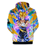 Hot Anime Cartoon Dragon Ball Goku Cosplay Color Hoodie Sweatshirts Tracksuit Jumper Kids Adult