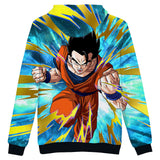 Hot Anime Cartoon Dragon Ball Goku Cosplay Color Hoodie Sweatshirts Tracksuit Jumper Kids Adult