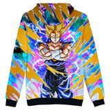 Hot Anime Cartoon Dragon Ball Goku Cosplay Color Hoodie Sweatshirts Tracksuit Jumper Kids Adult