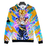 Hot Anime Cartoon Dragon Ball Goku Cosplay Color Hoodie Sweatshirts Tracksuit Jumper Kids Adult
