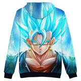 Hot Anime Cartoon Dragon Ball Goku Cosplay Blue Hoodie Sweatshirts Tracksuit Jumper Kids Adult