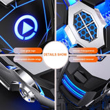 A7 Wireless Mouse LED Backlit 2.4G USB 1600 DPI Optical Ergonomic Gaming Mouse
