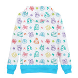 White Animal Crossing Cosplay Jumper Hoodie Long Sleeve for Kids Youth Adult