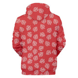 Red Leaf Animal Crossing Cosplay Jumper Hoodie Long Sleeve for Kids Youth Adult