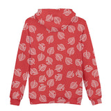 Red Leaf Animal Crossing Cosplay Jumper Hoodie Long Sleeve for Kids Youth Adult