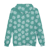 Blue Leaf Animal Crossing Cosplay Jumper Hoodie Long Sleeve for Kids Youth Adult
