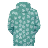 Blue Leaf Animal Crossing Cosplay Jumper Hoodie Long Sleeve for Kids Youth Adult