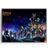Avengers Infinity War Super Hero Movie Picture Art Poster Print on Canvas