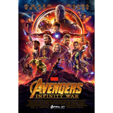 Avengers Infinity War SuperHero Movie Picture Art Poster Print on Canvas