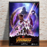 Avengers Infinity War SuperHero Movie Picture Art Poster Print on Canvas