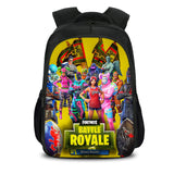 Black Game Fortnite Casual Backpack Nylon School Bags