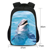 Black Game Fortnite Casual Backpack Nylon School Bags