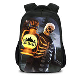 Black Game Fortnite Casual Backpack Nylon School Bags