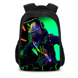Black Game Fortnite Casual Backpack Nylon School Bags