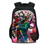 Black Game Fortnite Casual Backpack Nylon School Bags
