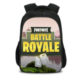 Black Game Fortnite Casual Backpack Nylon School Bags