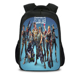 Black Game Fortnite Casual Backpack Nylon School Bags