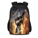 Black Movie Star War Casual Backpack Nylon School Bags