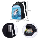 Black Movie Star War Casual Backpack Nylon School Bags