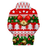 Christmas Casual Hoodies Sports Xmas 3D Graphic Streetwear Tracksuit Jumper for Kids Adults