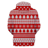 Christmas Casual Hoodies Sports Xmas 3D Graphic Streetwear Tracksuit Jumper for Kids Adults