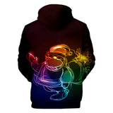 Christmas Casual Hoodies Sports Xmas 3D Graphic Streetwear Tracksuit Jumper for Kids Adults
