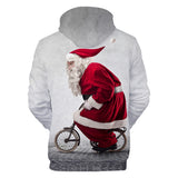 Christmas Casual Hoodies Sports Xmas 3D Graphic Streetwear Tracksuit Jumper for Kids Adults