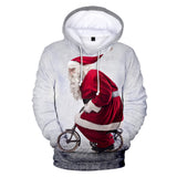 Christmas Casual Hoodies Sports Xmas 3D Graphic Streetwear Tracksuit Jumper for Kids Adults